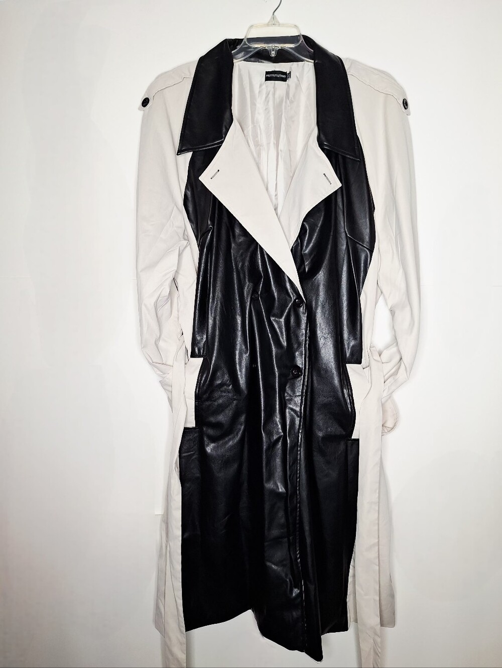 PrettyLittleThings"Pretty In The Trenches"Plus-size Double-Breasted Trench Coat